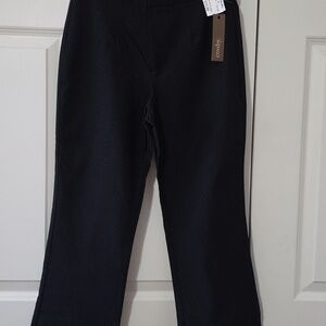 crosby. Women's Black Patterned Dress Pant